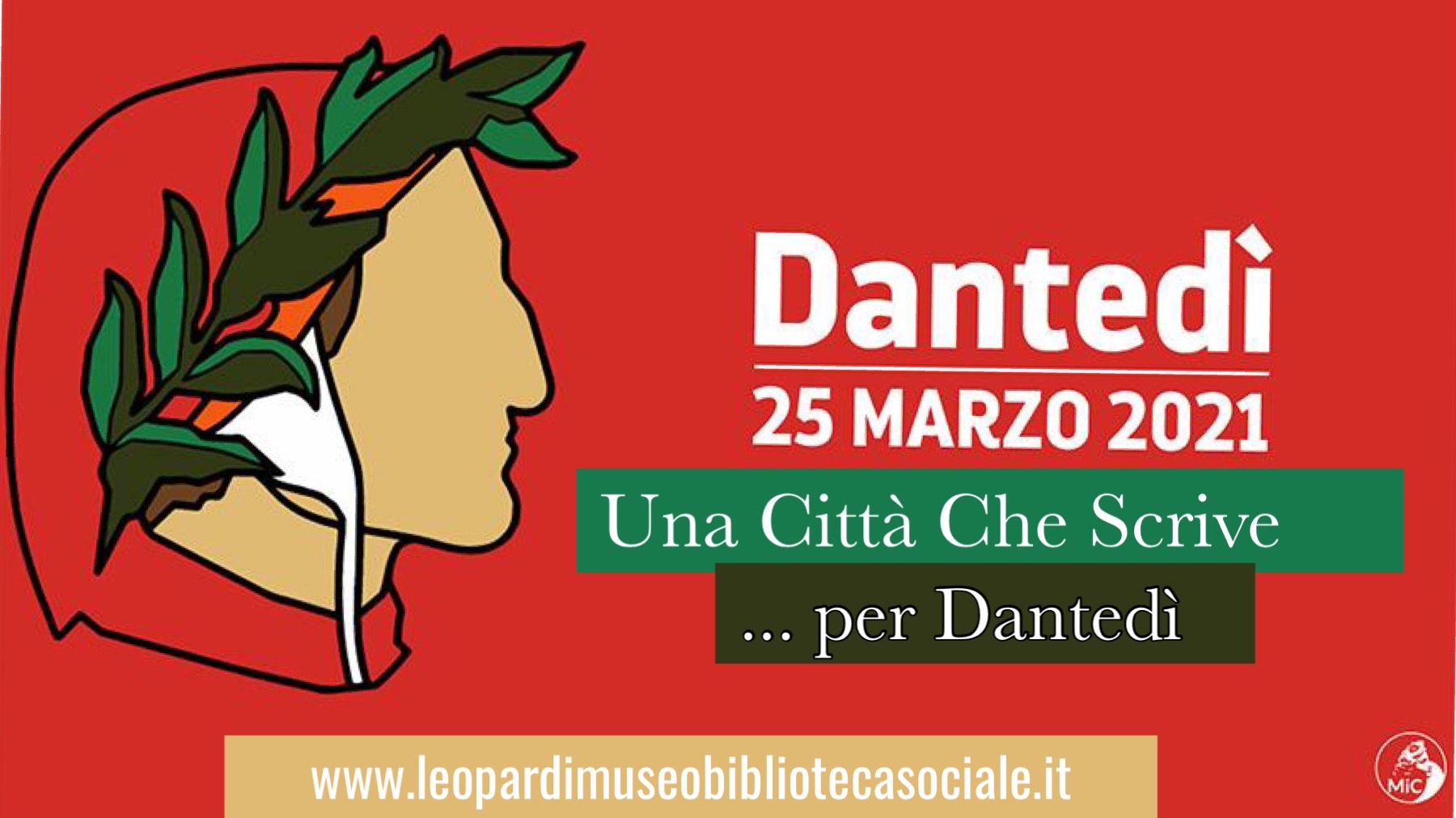 Una Città Che Scrive... per Dantedì